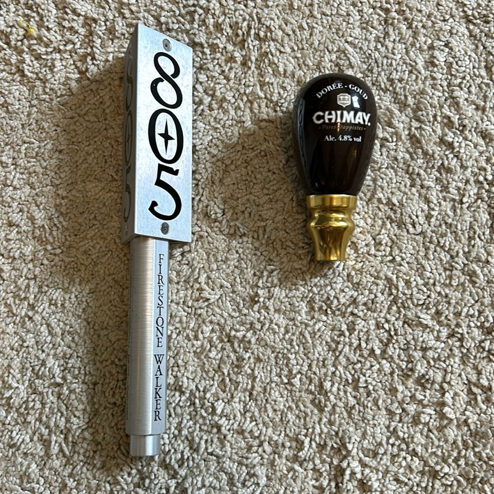 Firestone Walker 805 and Chimay beer taps
